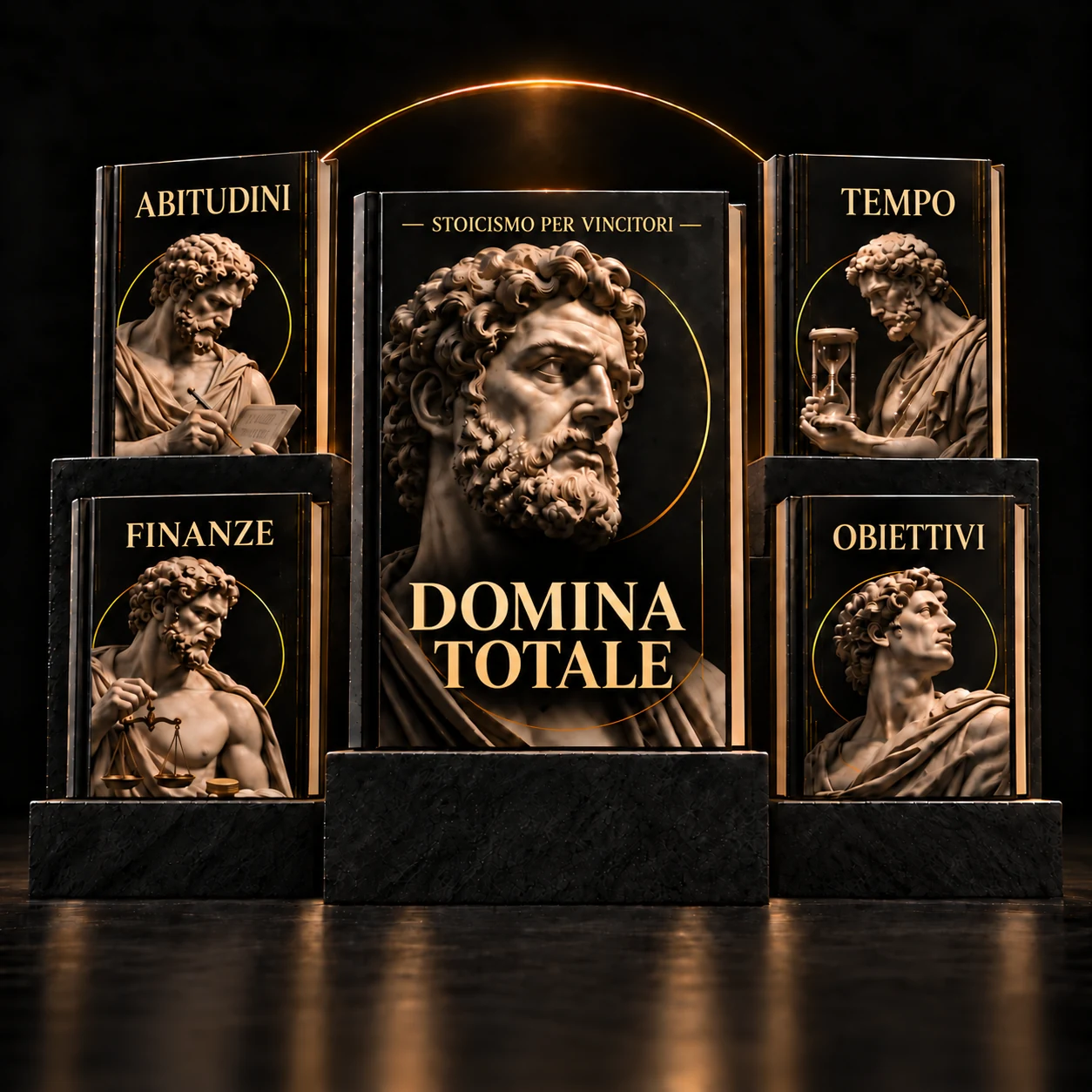 DOMINA Totale: la collezione completa sui suoi piedistalli